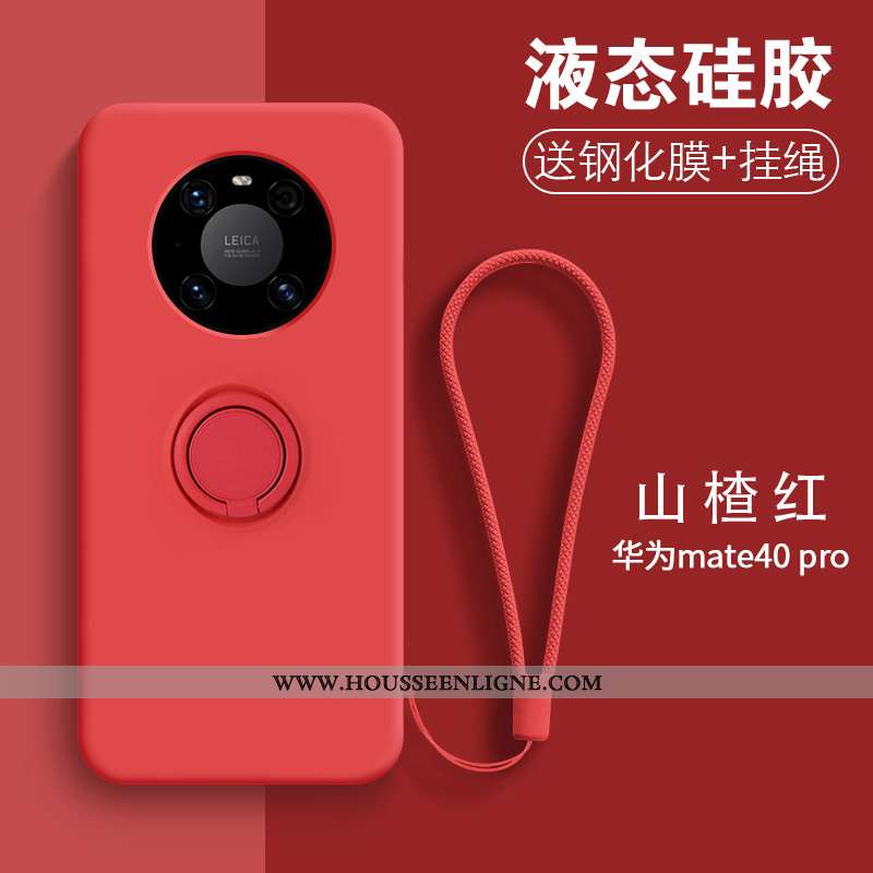 Coque Huawei Mate 40 Pro Tendance Fluide Doux Net Rouge Nouveau Incassable Étui Créatif Verte