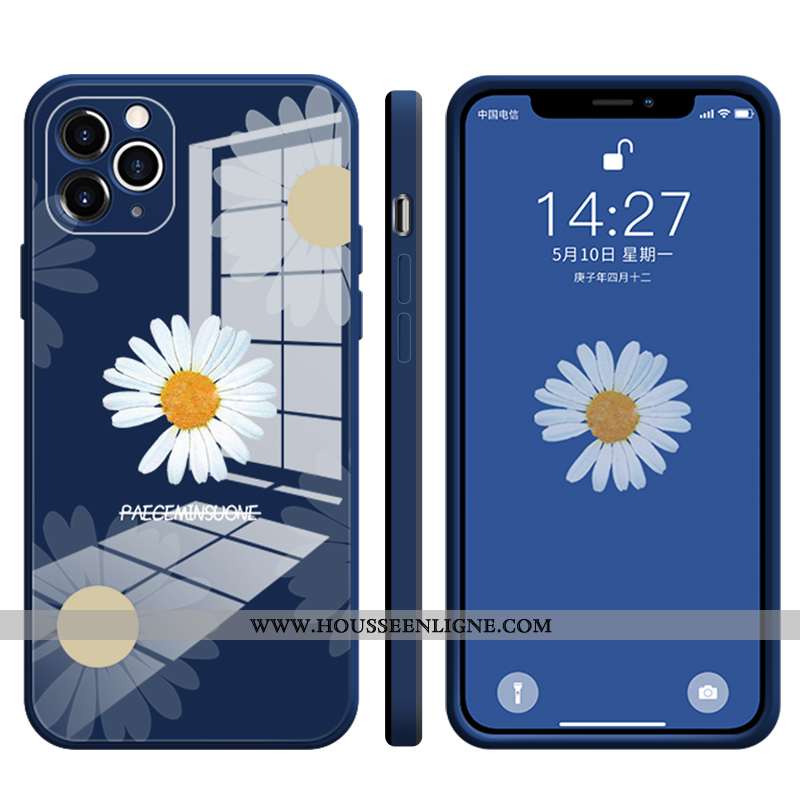 Coque iPhone 12 Pro Max Légère Protection Amoureux Tout Compris Ultra Téléphone Portable Bleu