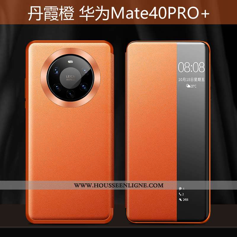 Housse Huawei Mate 40 Pro+ Cuir Protection Téléphone Portable Tout Compris Incassable Véritable Étui