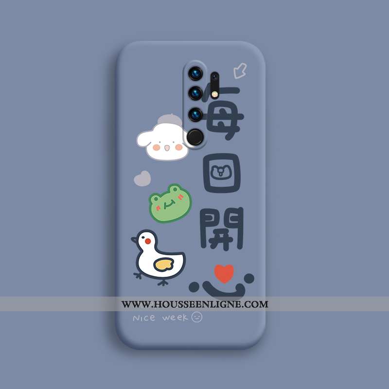 Étui Xiaomi Redmi 9 Ultra Tendance Fluide Doux Silicone Jaune Téléphone Portable Légère