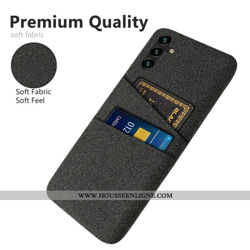 Coque Samsung Galaxy A14 5G / A14 Tissu Porte-Cartes