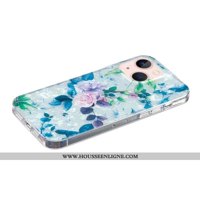 Coque iPhone 15 Plus Florale