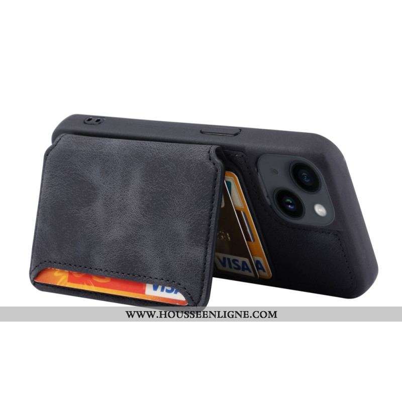 Coque iPhone 15 Plus Porte-Cartes RFID Support