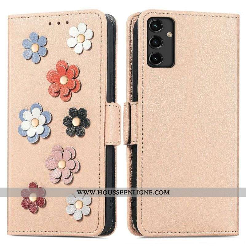 Housse Samsung Galaxy A14 5G / A14 Fleurs Décoratives