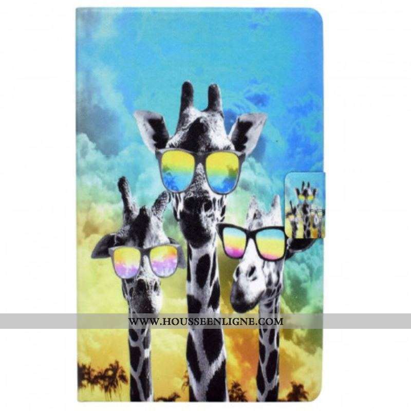 Housse Samsung Galaxy Tab A8 (2021) Funky Girafes