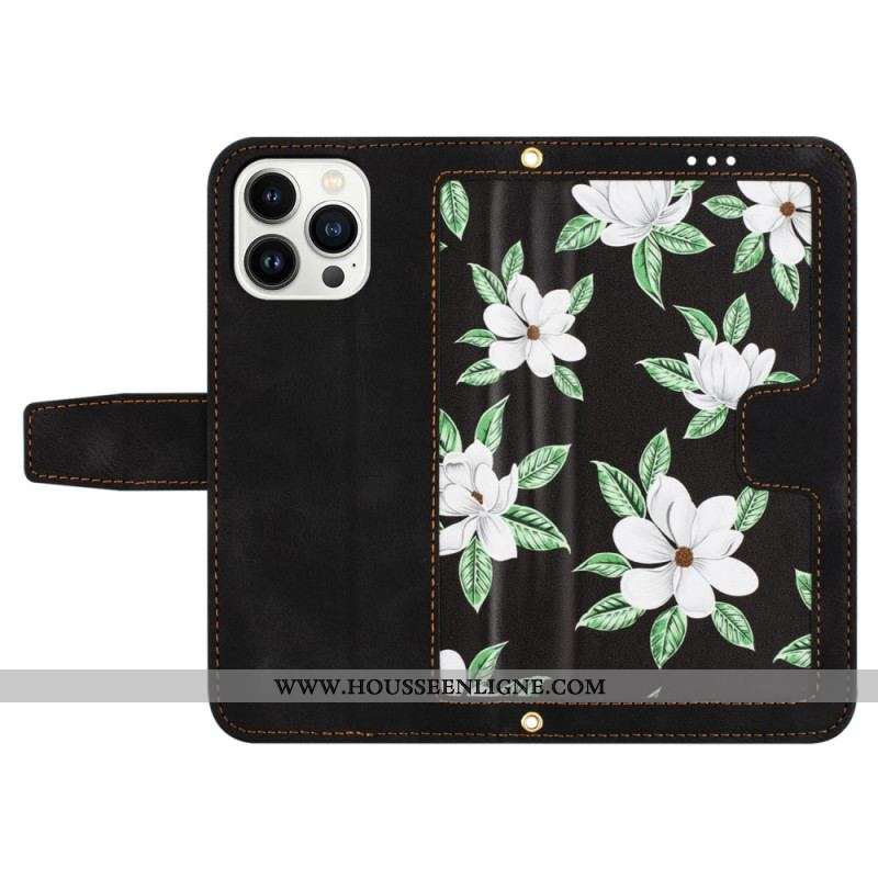 Housse iPhone 15 Pro Max Luxury Flowers