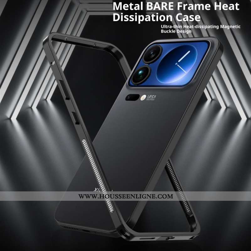 Bumper Xiaomi 17 Pro Cadre en Métal avec Dissipation Thermique
