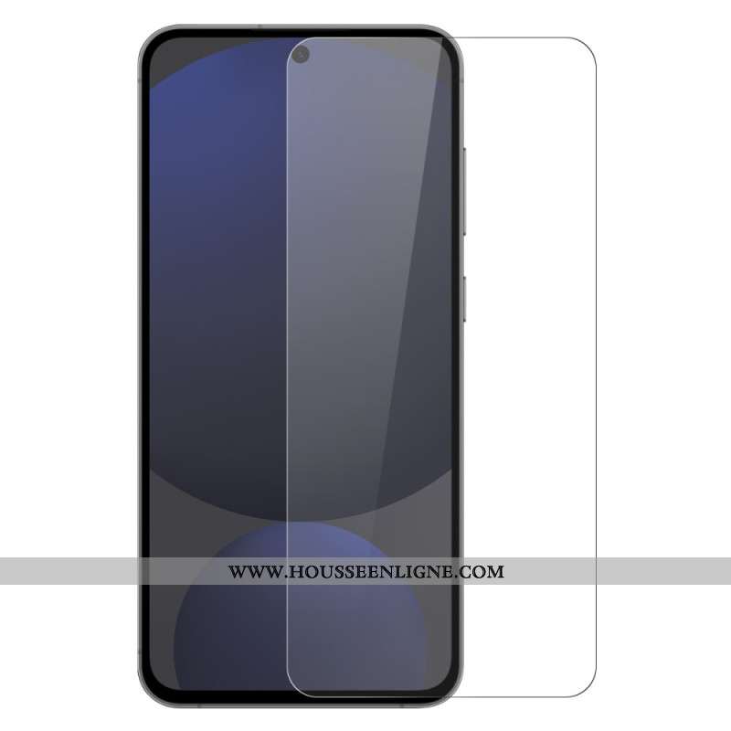 Coque 2-en-1 Samsung Galaxy S25 Plus 5G Transparente avec Protecteur Écran en Verre Trempé