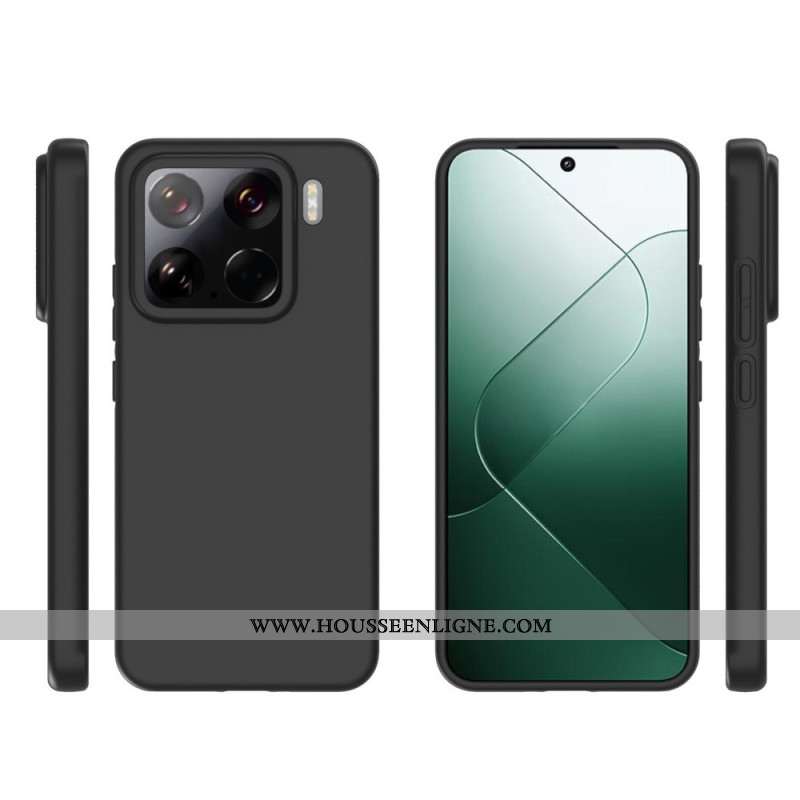 Coque 2-en-1 Xiaomi 15 Silicone avec Protecteur Écran en Verre Trempé