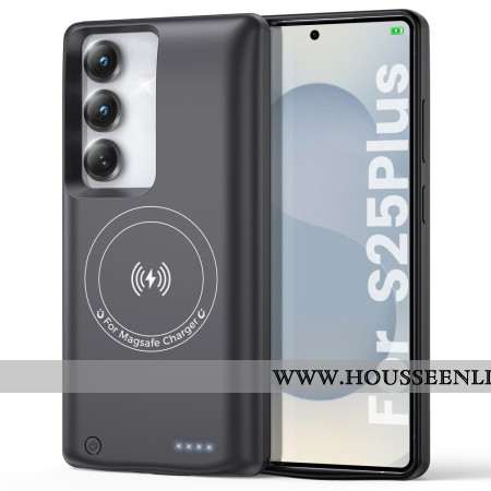 Coque Batterie 10000mAh pour Samsung Galaxy S25 Plus / S24 Plus Chargeur avec Fixation Magnétique