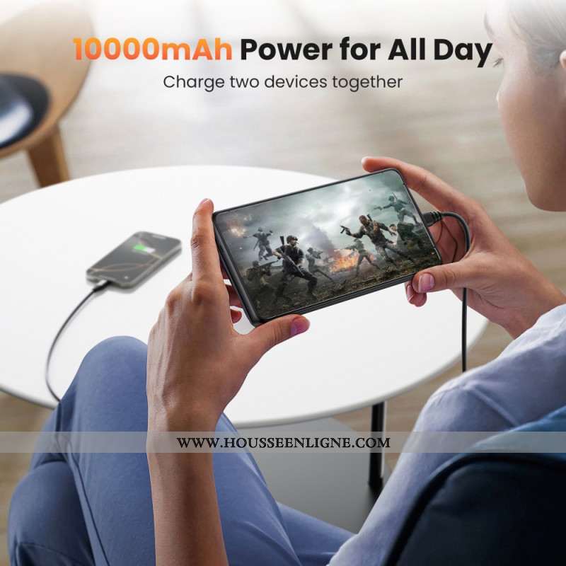 Coque Batterie 10000mAh pour Samsung Galaxy S25 Plus / S24 Plus