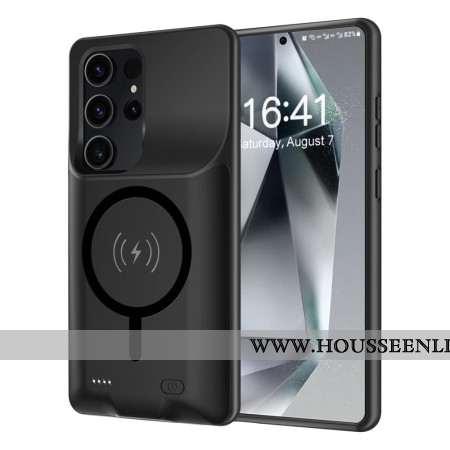 Coque Batterie 10000mAh pour Samsung Galaxy S25 Ultra Chargeur Externe avec Fixation Magnétique