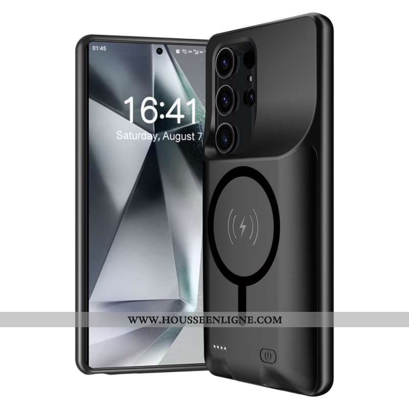 Coque Batterie 10000mAh pour Samsung Galaxy S25 Ultra Chargeur Externe avec Fixation Magnétique