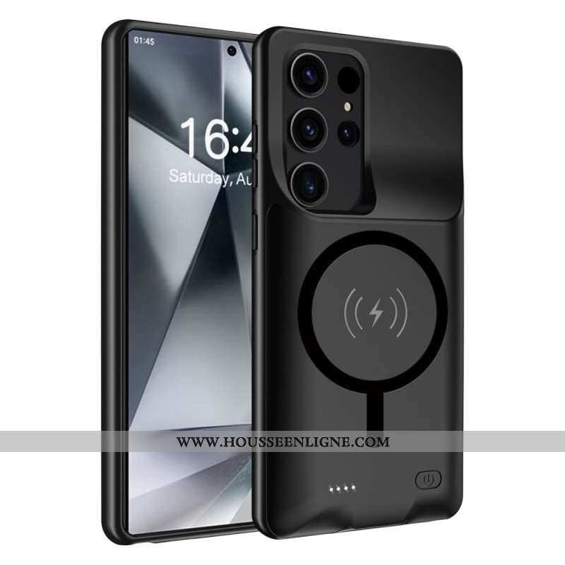Coque Batterie 10000mAh pour Samsung Galaxy S25 Ultra Chargeur Externe avec Fixation Magnétique