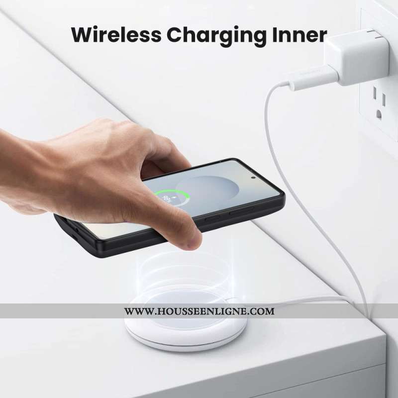 Coque Batterie 10000mAh pour Samsung Galaxy S25 Ultra Chargeur avec Fixation Magnétique