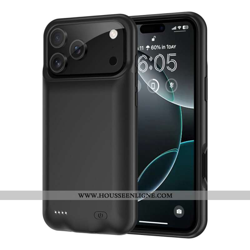 Coque Batterie 6000mAh pour iPhone 17 Pro Max Protection Renforcée