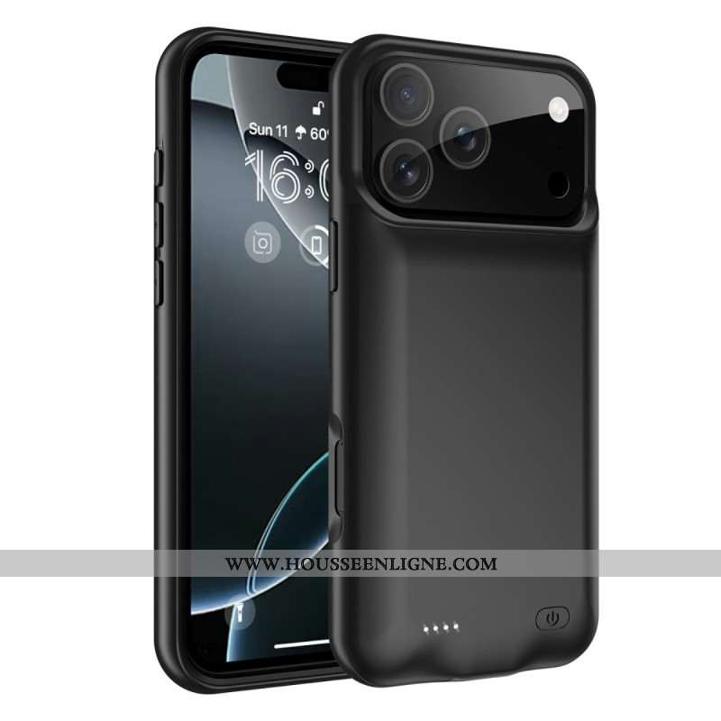 Coque Batterie 6000mAh pour iPhone 17 Pro Max Protection Renforcée