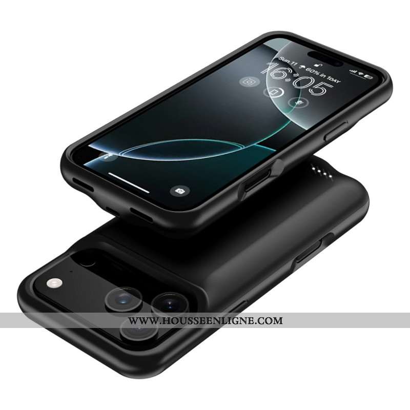 Coque Batterie 6000mAh pour iPhone 17 Pro Max Protection Renforcée