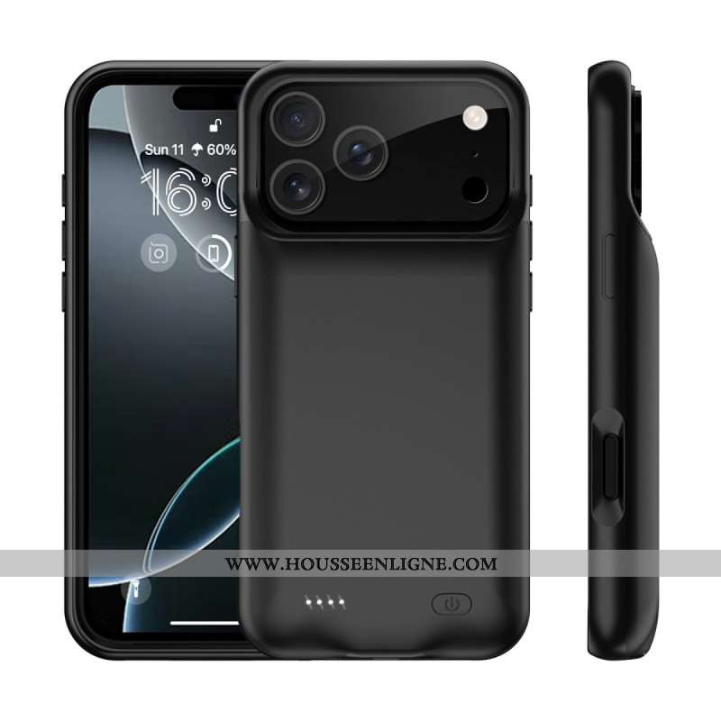 Coque Batterie 6000mAh pour iPhone 17 Pro Max Protection Renforcée