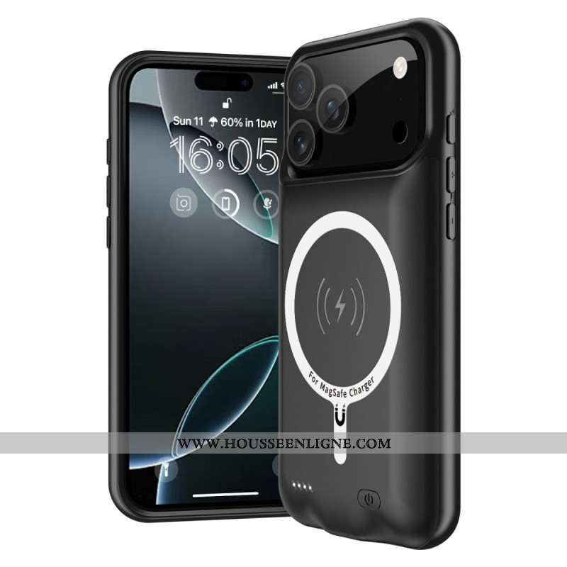 Coque Batterie Externe 6000mAh pour iPhone 17 Pro Max MagSafe