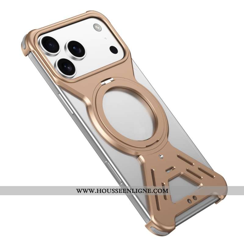 Coque Bumper iPhone 17 Pro MagSafe avec Support Rotatif