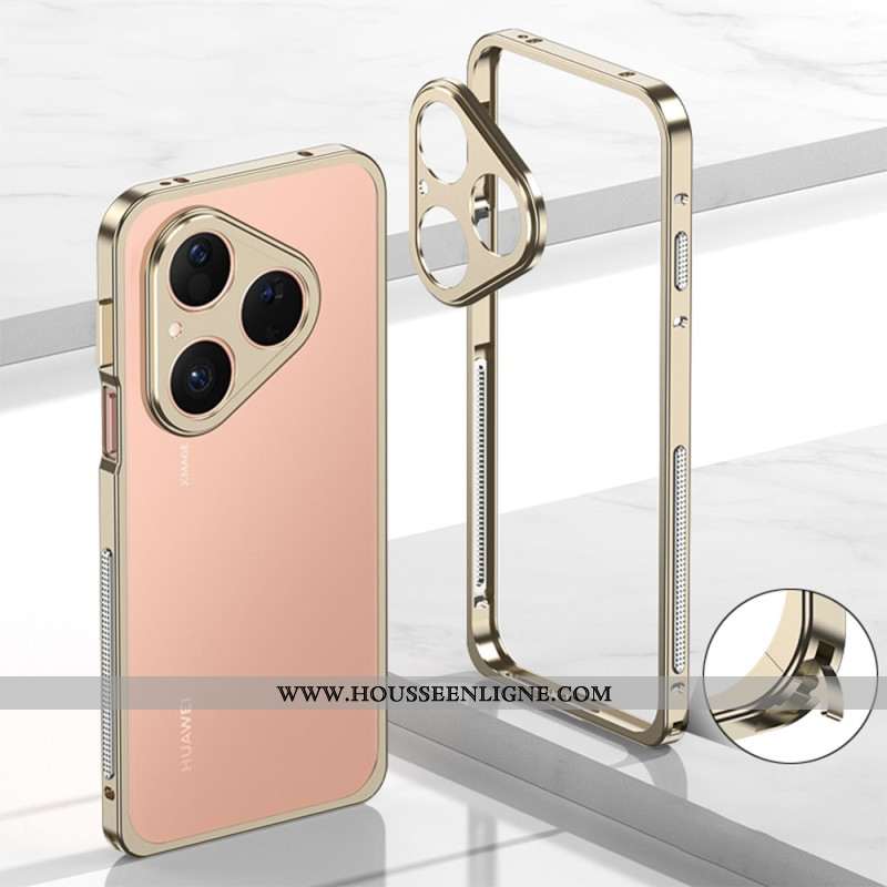 Coque Bumper pour Huawei Pura 80 Protecteur d'Objectif
