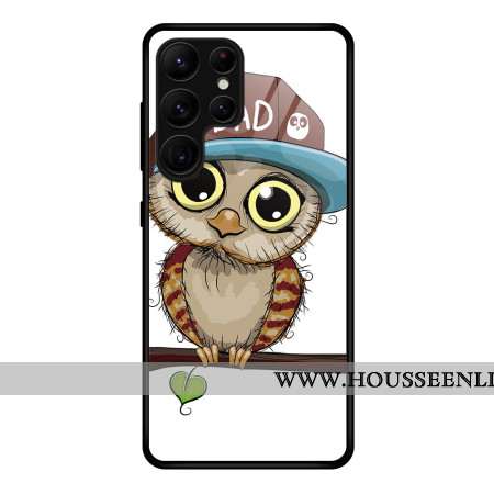 Coque Galaxy S25 Ultra 5G Verre Trempé Hibou