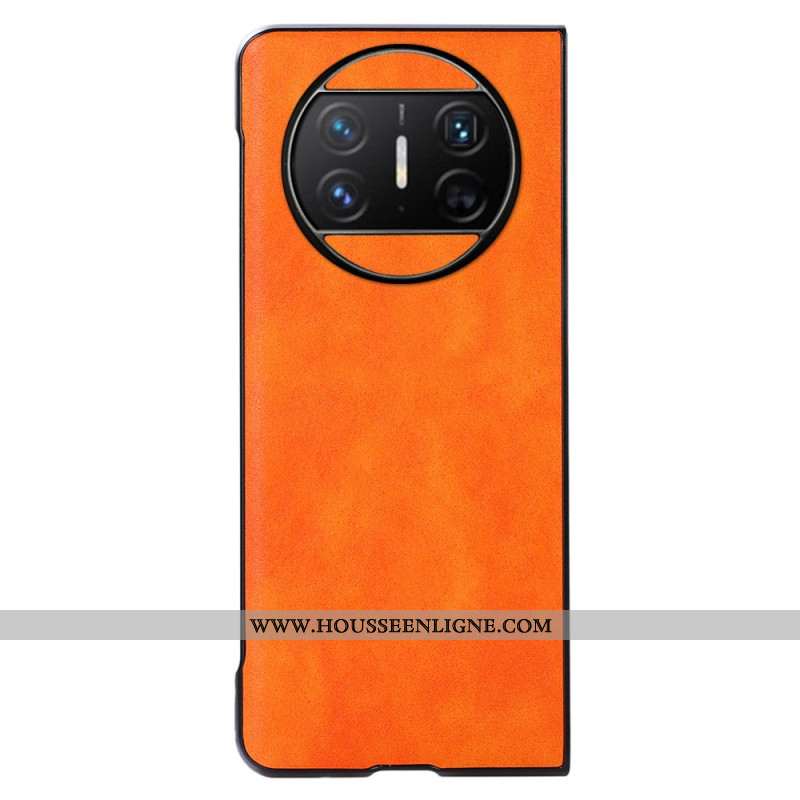 Coque Huawei Mate X3 Simili Cuir Litchi