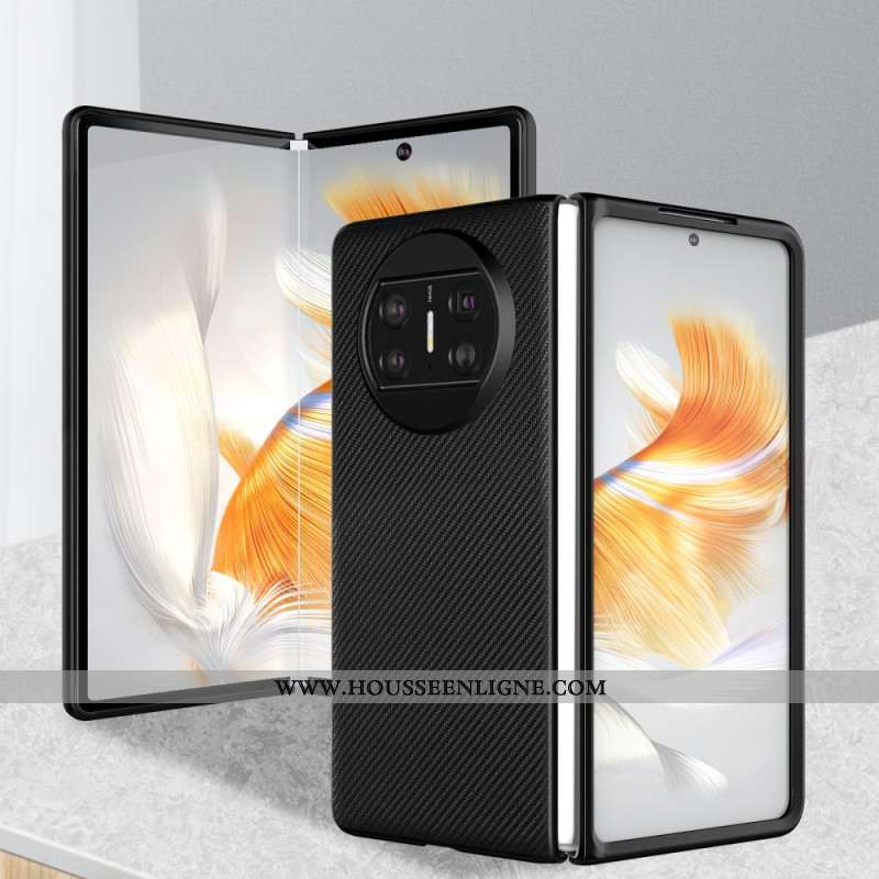 Coque Huawei Mate X3 Style Cuir Tissé