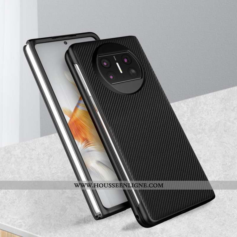 Coque Huawei Mate X3 Style Cuir Tissé