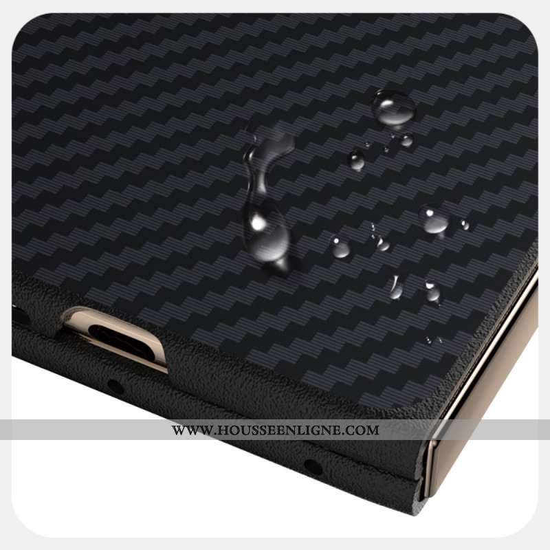 Coque Huawei Mate X6 compatible MagSafeFibre Carbone