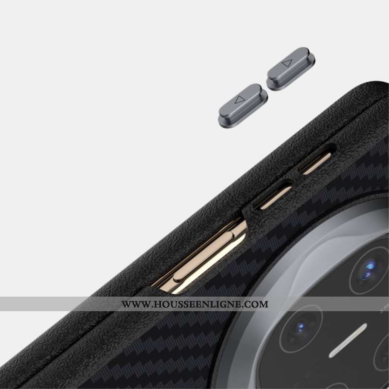 Coque Huawei Mate X6 compatible MagSafeFibre Carbone