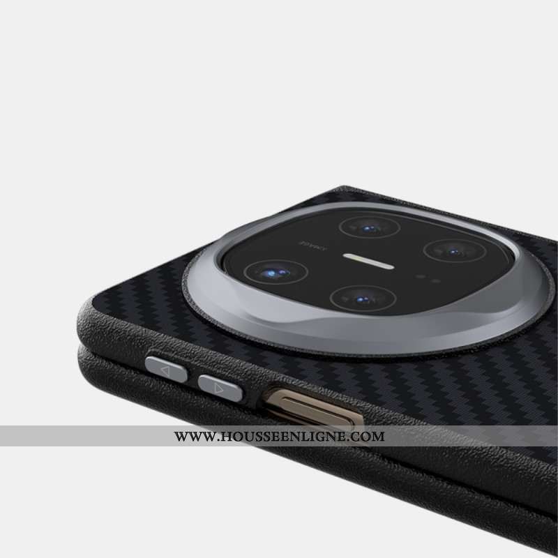 Coque Huawei Mate X6 compatible MagSafeFibre Carbone