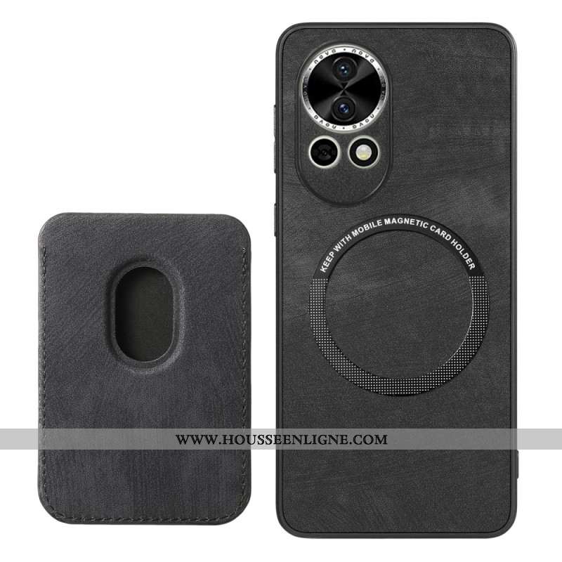 Coque Huawei Nova 13 5G Compatible MagSafe avec Porte-Cartes Détachable