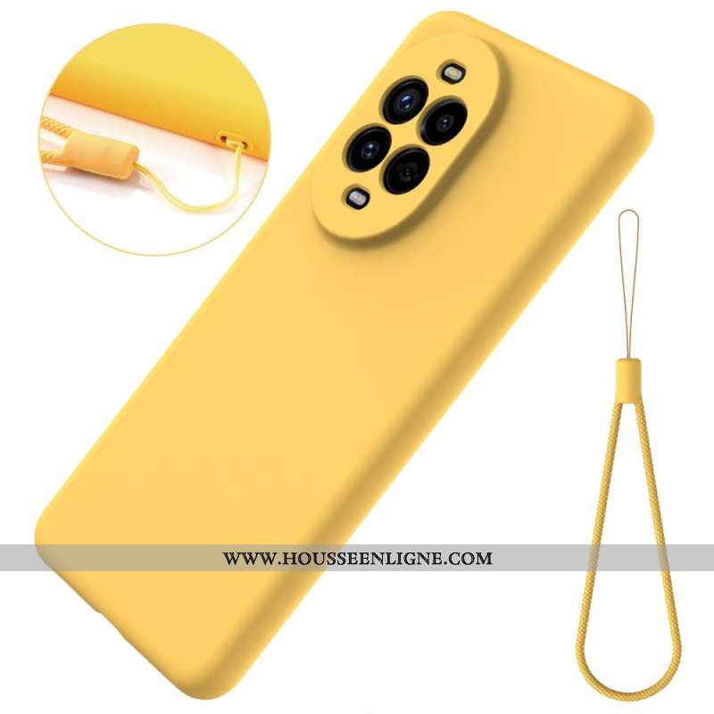 Coque Huawei Nova 13 Pro Silicone Liquide à Lanière