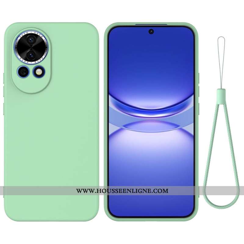 Coque Huawei Nova 13 Silicone Liquide à Lanière