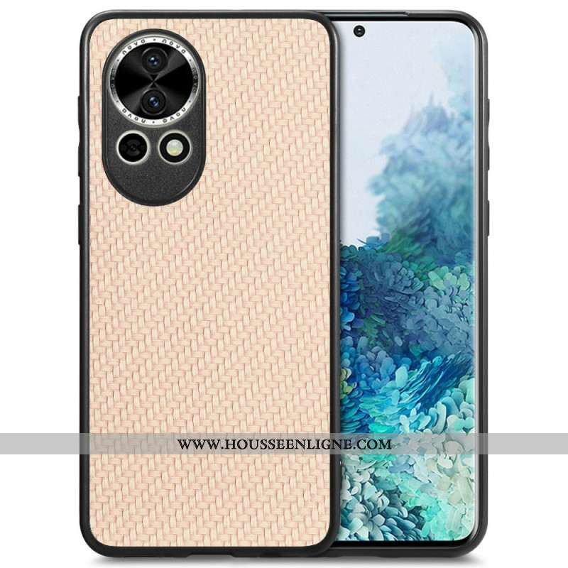 Coque Huawei Nova 13 Texture Fibre Carbone
