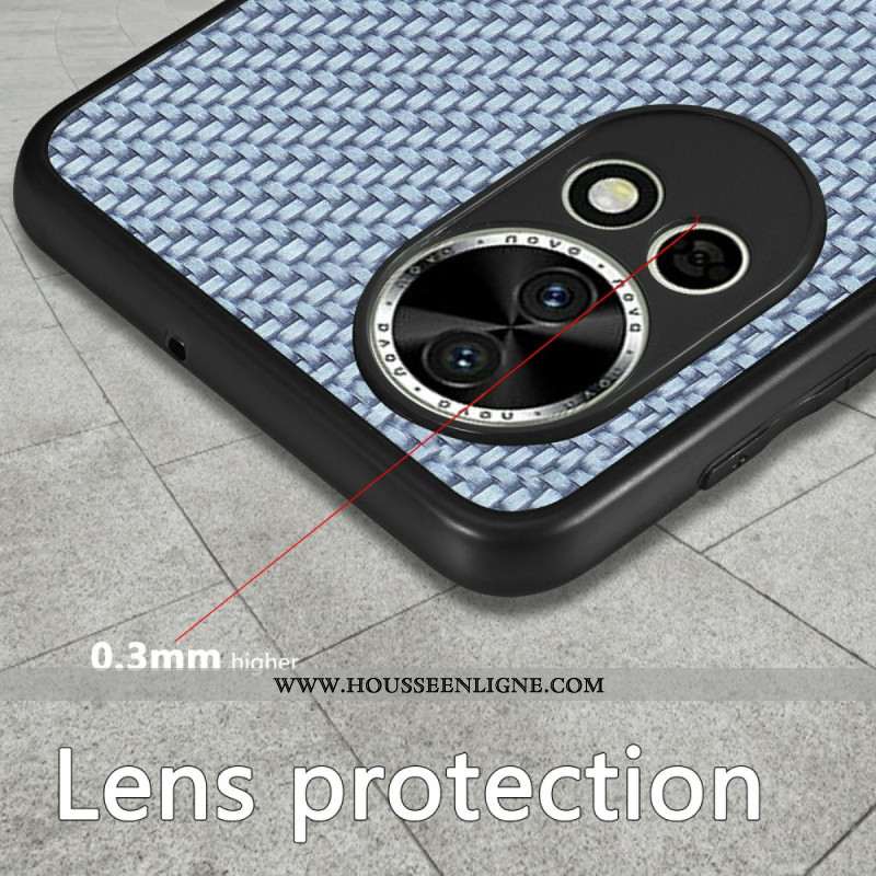Coque Huawei Nova 13 Texture Fibre Carbone