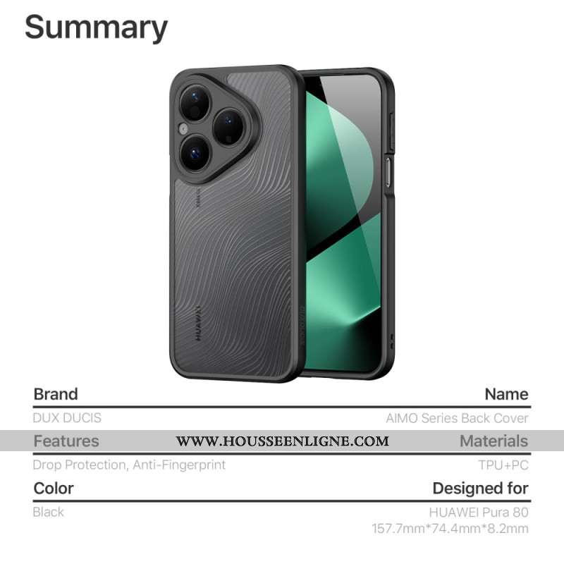 Coque Huawei Pura 80 Aimo Series DUX DUCIS