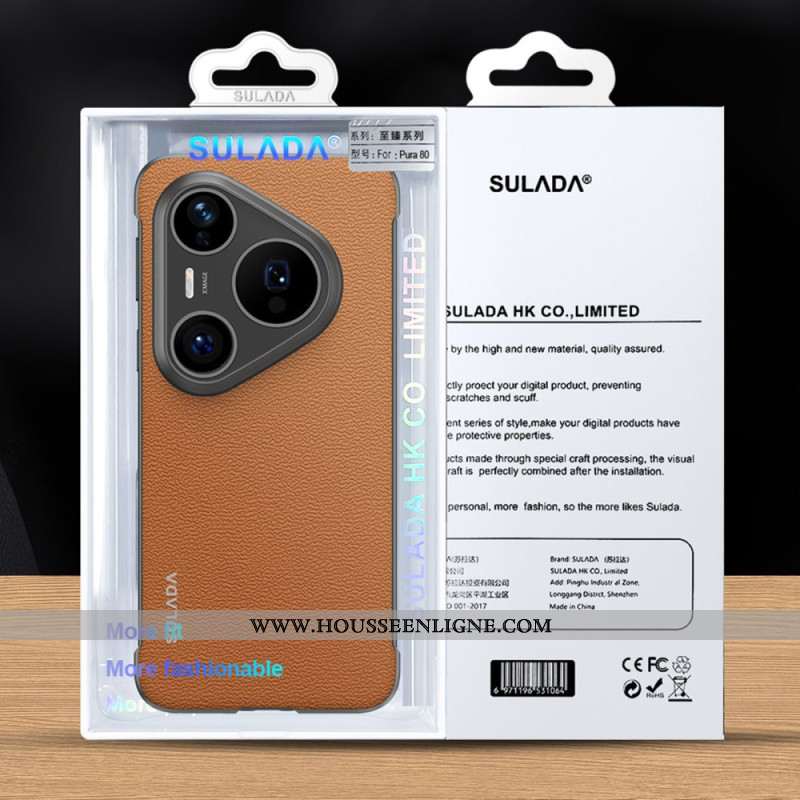 Coque Huawei Pura 80 Cuir SULADA