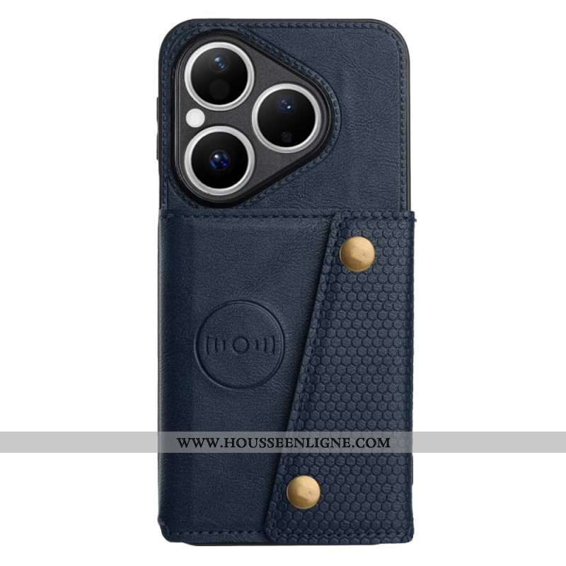 Coque Huawei Pura 80 Effet Cuir Porte-Cartes