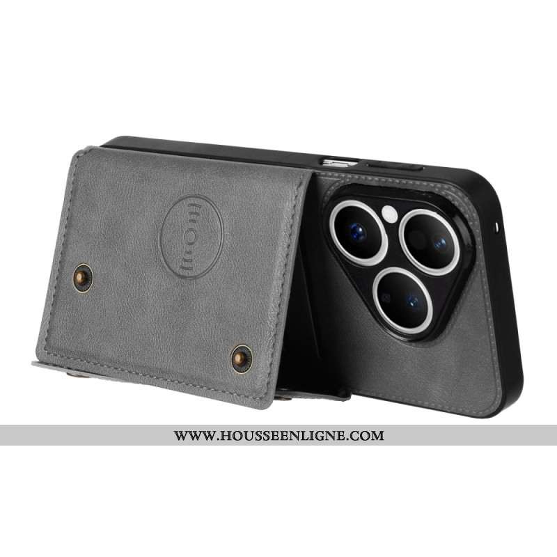 Coque Huawei Pura 80 Effet Cuir Porte-Cartes