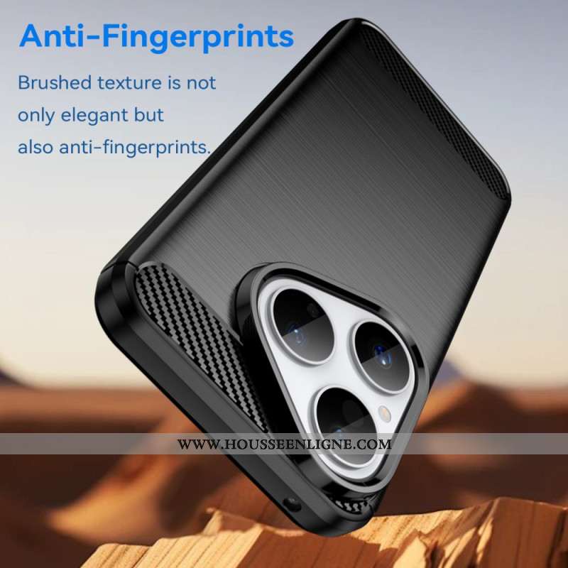 Coque Huawei Pura 80 Fibre Carbone Brossée