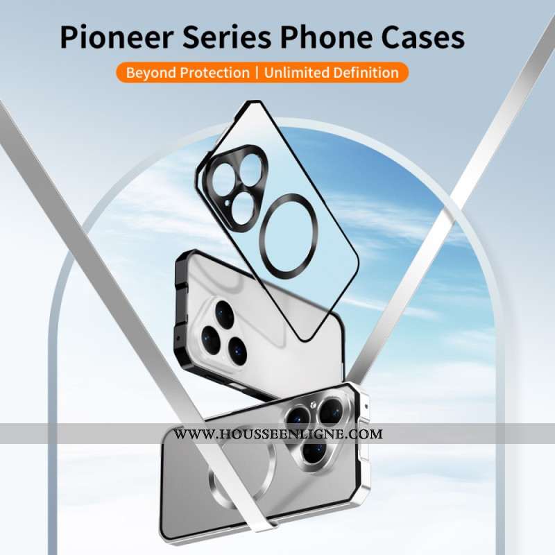 Coque Huawei Pura 80 MagSafe avec Cadre Métallique