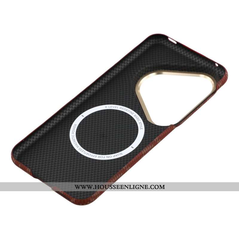 Coque Huawei Pura 80 MagSafe avec Texture Fibre Carbone X-LEVEL