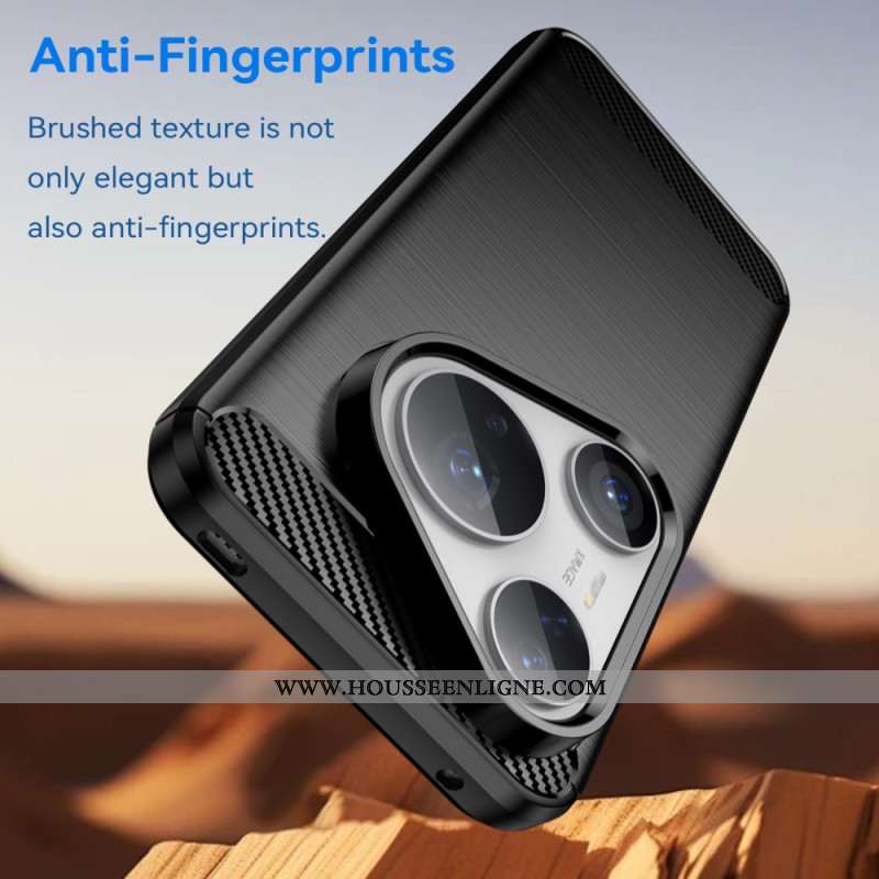 Coque Huawei Pura 80 Pro / 80 Ultra Fibre Carbone Brossée