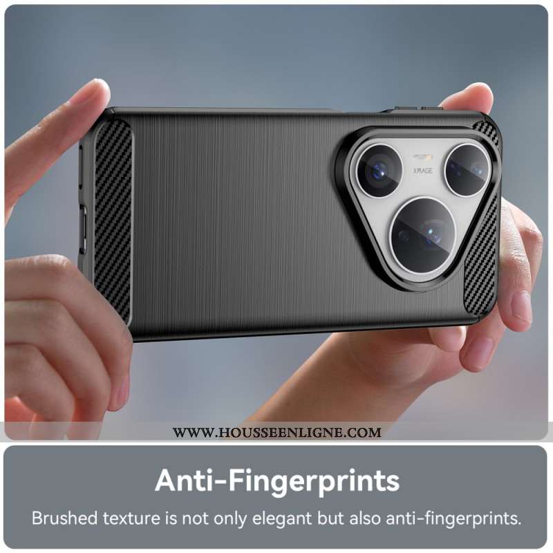 Coque Huawei Pura 80 Pro / 80 Ultra Fibre Carbone Brossée