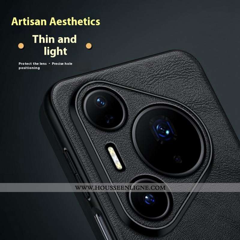 Coque Huawei Pura 80 Pro Effet Cuir SULADA