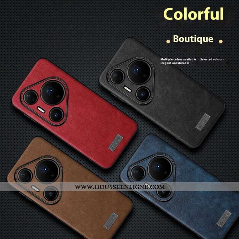 Coque Huawei Pura 80 Pro Effet Cuir SULADA