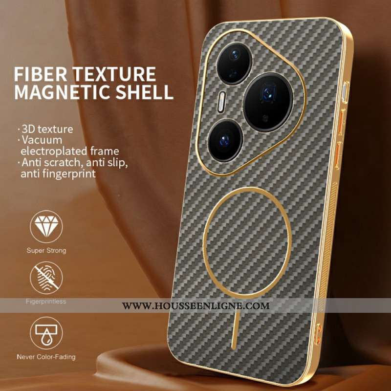 Coque Huawei Pura 80 Pro Texture Fibre de Carbone
